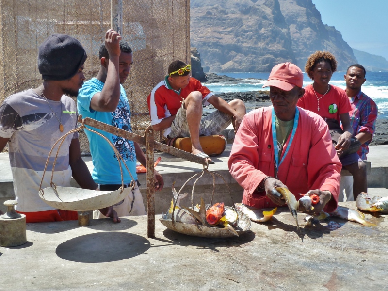 Lokale Fischer auf den Kapverdischen Inseln