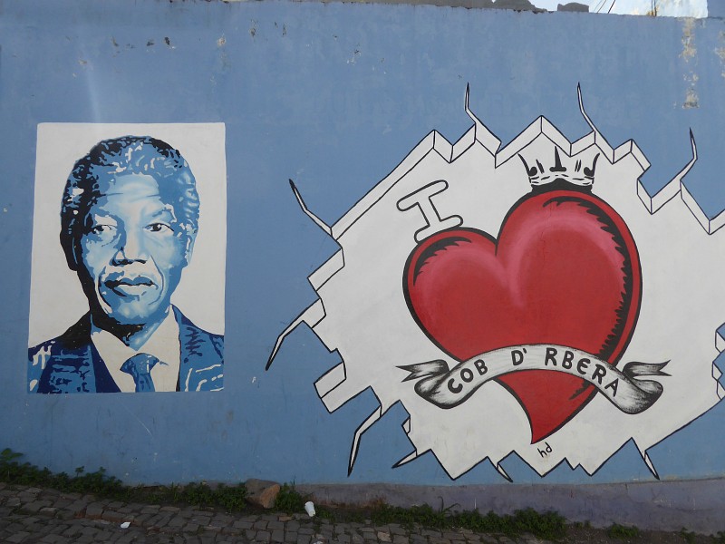 Wandbild Nelson Mandela